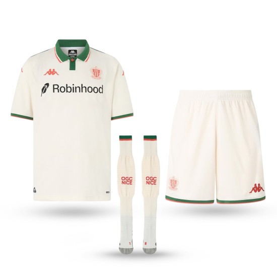 Kid's OGC Nice 2025/26 Away Kit