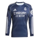 Men's Real Madrid 2025/26 Away Long Sleeve Shirt Men's Real Madrid 2025/26 Away Long Sleeve Shirt