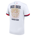 Kid's PSG 2025/26 Away Shirt - Champions of Europe 2026 Print