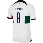 Bruno Fernandes #8 Portugal Away Jersey World Cup 2022