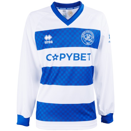 Men's Queens Park Rangers 2025/26 Home Long Sleeve Shirt Men's Queens Park Rangers 2025/26 Home Long Sleeve Shirt