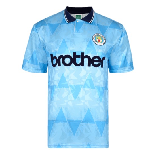 Men's Manchester City 1989 Home Retro Shirt