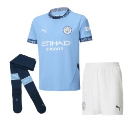 Kid's Manchester City 2024/25 Home Kit