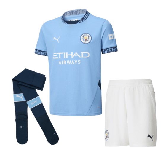 Kid's Manchester City 2024/25 Home Kit