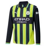 Kid's Manchester City 2024/25 Away Long Sleeved Shirt