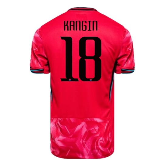 KANGIN #18 South Korea Home Jersey 2024 KANGIN #18 South Korea Home Jersey 2024