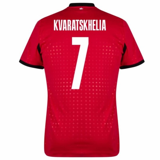 Khvicha Kvaratskhelia #7 Georgia Third Jersey EURO 2024
