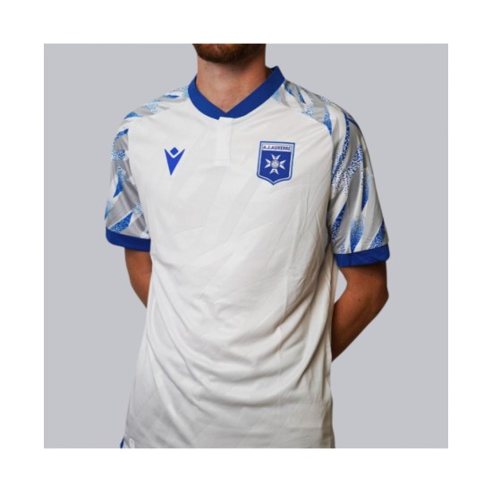 Kid's AJ Auxerre 2025/26 Third Prematch Shirt - White