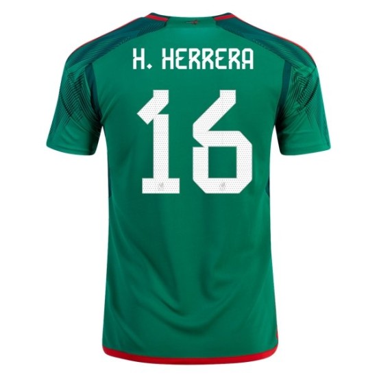 Hector Herrera #16 Mexico Home Jersey World Cup 2022