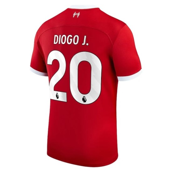 Kid's Diogo Jota #20 Liverpool 2023/24 Home Shirt