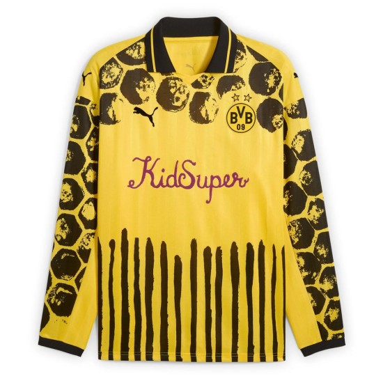 Kid's BVB Borussia Dortmund 2025/26 KidSuper Long Sleeve Shirt Kid's BVB Borussia Dortmund 2025/26 KidSuper Long Sleeve Shirt