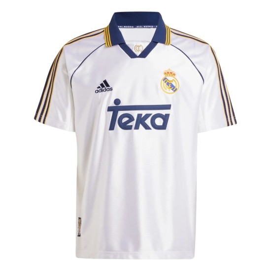 Men's Real Madrid 99/00 Home Retro Shirt