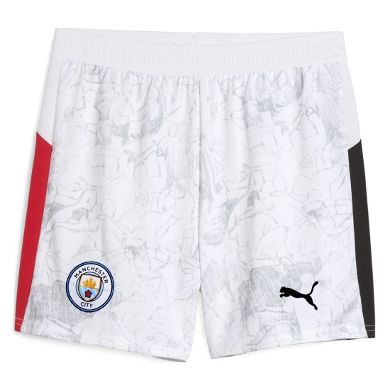 Women's Manchester City 2025/26 KidSuper Shorts - White