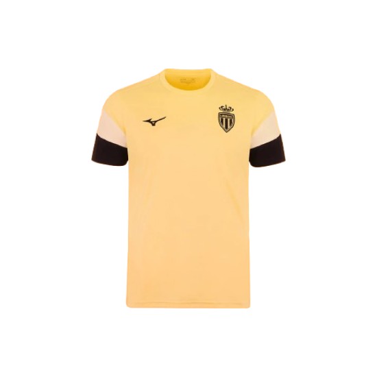 Kid's AS Monaco 2025/26 Third Pre Match Shirt - Yellow