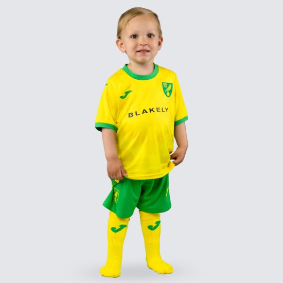 Kid's Norwich City 2024/25 Home Kit Kid's Norwich City 2024/25 Home Kit
