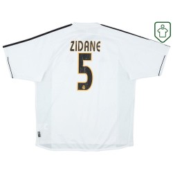 Men's Real Madrid 2003/04 Home Retro Shirt Zidane #5