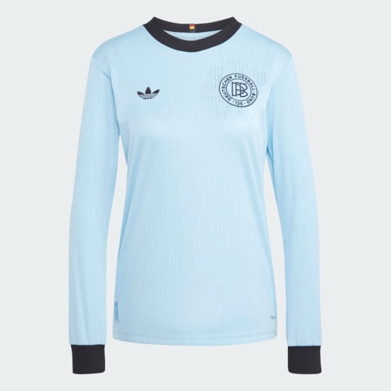 Women's Germany 125-Year Anniversary Long Sleeve Shirt - Blue Women's Germany 125-Year Anniversary Long Sleeve Shirt - Blue
