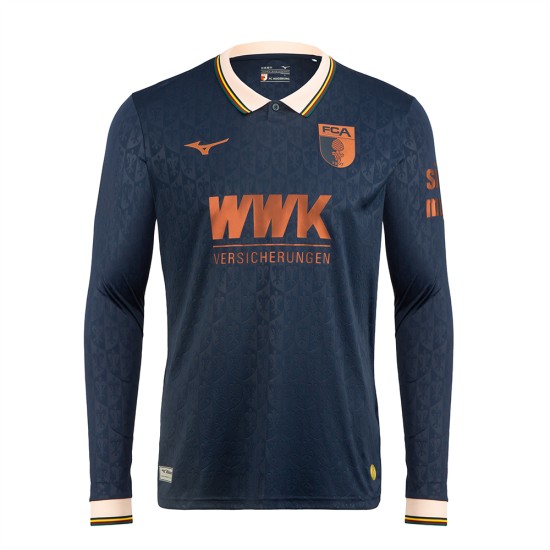 Kid's FC Augsburg 2025/26 Special Long Sleeve Shirt - Dark blue Kid's FC Augsburg 2025/26 Special Long Sleeve Shirt - Dark blue