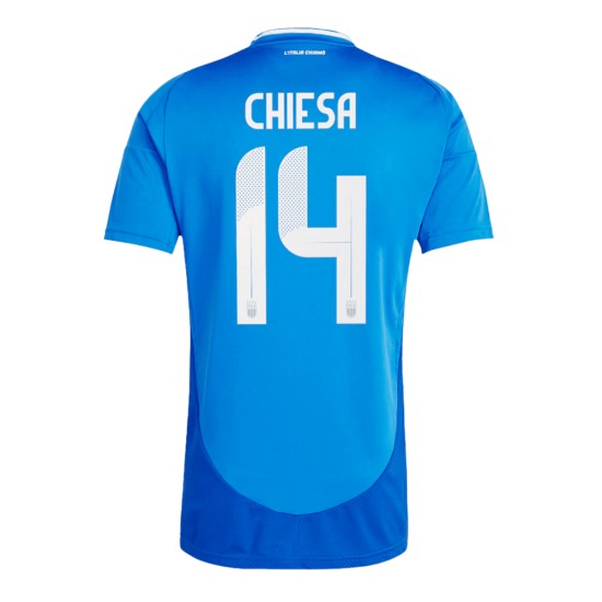 Federico Chiesa #14 Italy Home Jersey EURO 2024