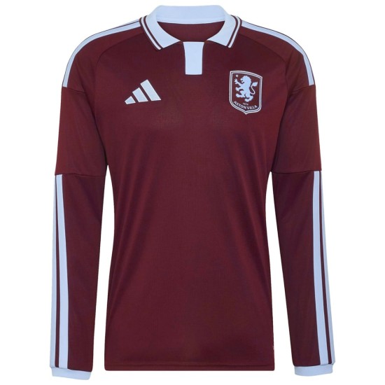Women's Aston Villa 2026/27 Home Long Sleeve Shirt Women's Aston Villa 2026/27 Home Long Sleeve Shirt