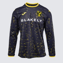 Men's Norwich City 2024/25 Away Long Sleeve Shirt