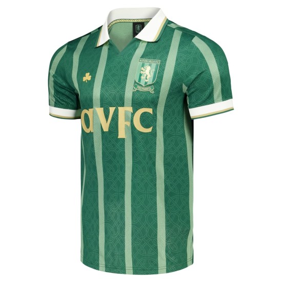 Women's Aston Villa 2025/26 Third St Patricks Day Shirt