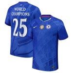 Men's Chelsea 2025/26 Home Shirt - World Champions #25 Men's Chelsea 2025/26 Home Shirt - World Champions #25