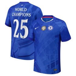 Men's Chelsea 2025/26 Home Shirt - World Champions #25