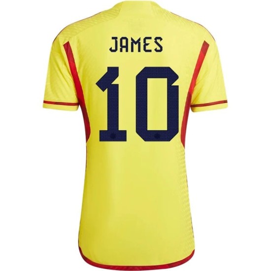 James Rodriguez #10 Colombia Home Jersey World Cup 2022