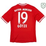 Men's Bayern Munich 2013/14 Home Retro Shirt Götze #19