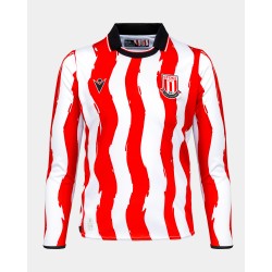 Kid's Stoke City 2025/26 Home Long Sleeve Shirt