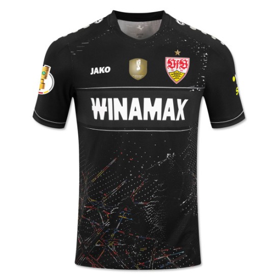 Kid's VfB Stuttgart 2024/25 Away Cup Final Shirt - Black Kid's VfB Stuttgart 2024/25 Away Cup Final Shirt - Black