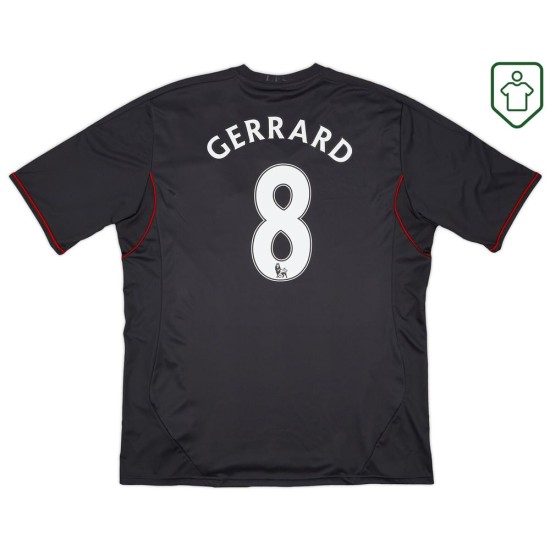 Men's Liverpool 2011/12 Away Retro Shirt Gerrard #8