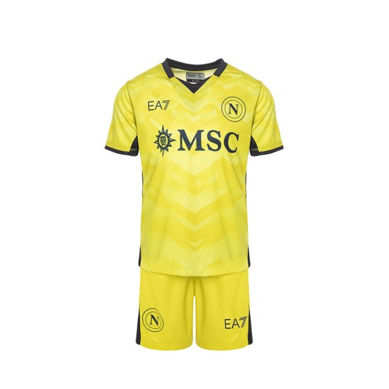 Kid's Napoli 2024/25 Home Kit - Yellow