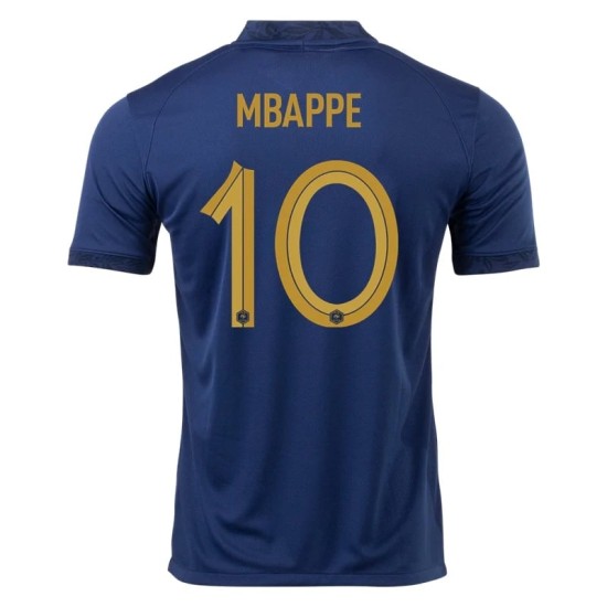 Kylian Mbappe #10 France Home Jersey World Cup 2022