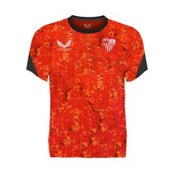 Kid's Sevilla FC 2024/25 Third Pre Match Shirt - Red