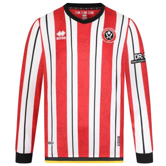 Men's Sheffield United 2024/25 Home Long Sleeve Shirt