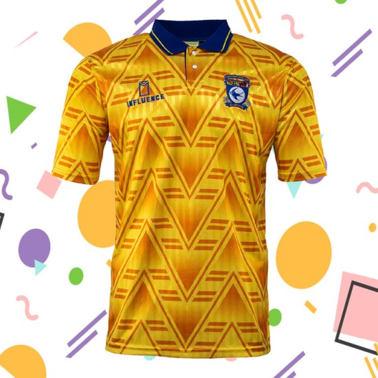 Men's Cardiff City 1991 Away Retro Shirt