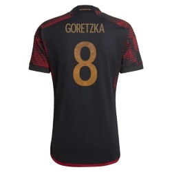 Leon Goretzka #8 Germany Away Jersey World Cup 2022