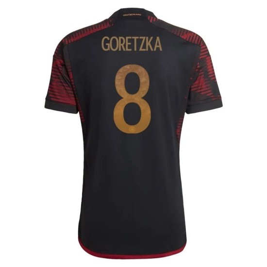 Leon Goretzka #8 Germany Away Jersey World Cup 2022 Leon Goretzka #8 Germany Away Jersey World Cup 2022