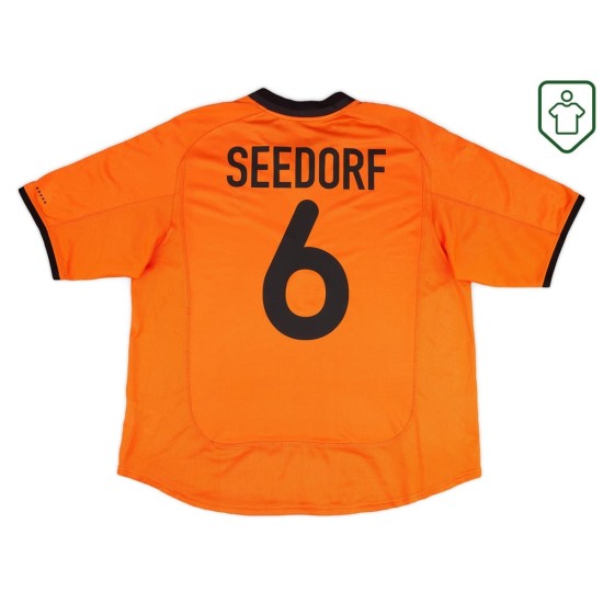 Men's Netherlands 2000/02 Home Retro Shirt Seedorf #6