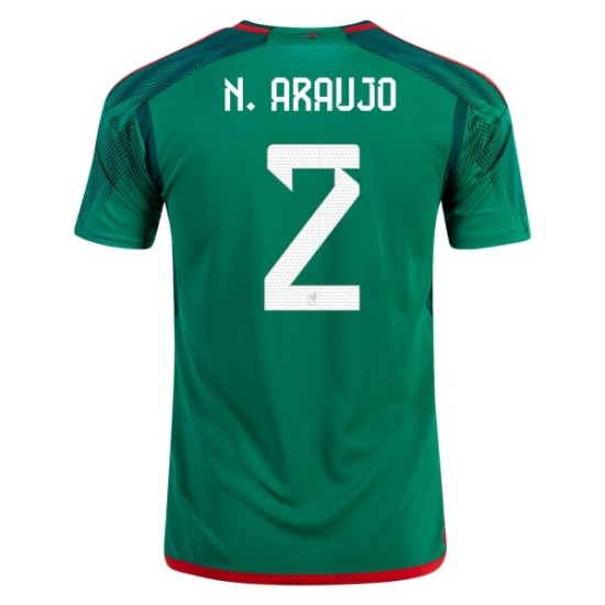 Nestor Araujo #2 Mexico Home Jersey World Cup 2022