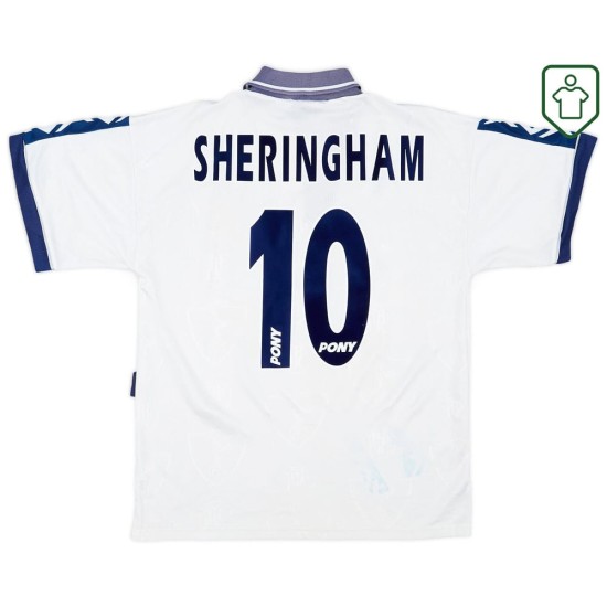 Men's Tottenham Hotspur 1995/97 Home Retro Shirt Sheringham #10