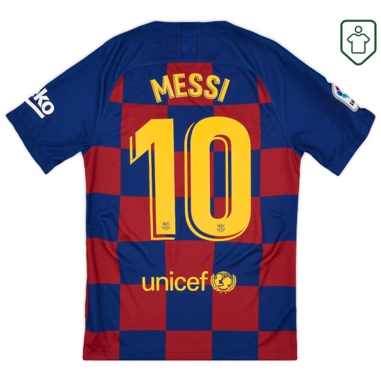 Men's FC Barcelona 2019/20 Home Retro Shirt Messi #10