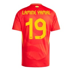 LAMINE YAMAL #19 Spain Home Jersey EURO 2024