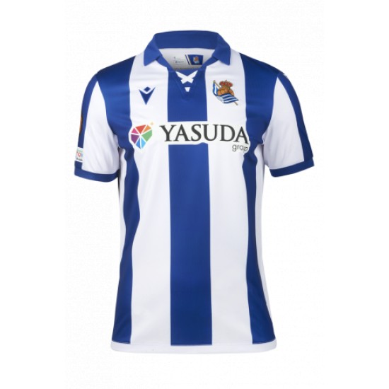 Men's Real Sociedad 2024/25 Home Europe Shirt Men's Real Sociedad 2024/25 Home Europe Shirt