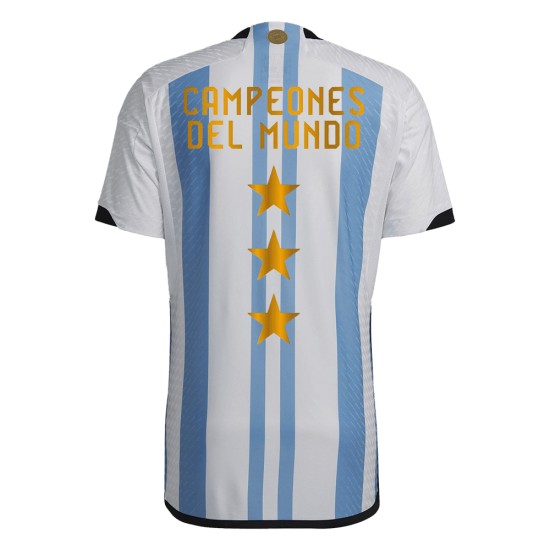 Argentina Champions Player Version Home Jersey World Cup 2022 - 3 Stars