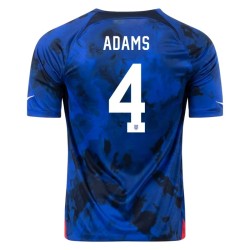 Tyler Adams #4 USMNT Away Jersey World Cup 2022