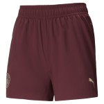 Women's Manchester City 2024/25 Home Shorts - Red