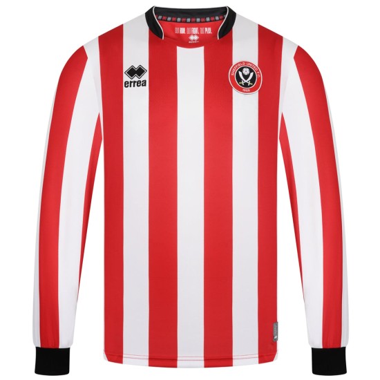 Kid's Sheffield United 2025/26 Home Long Sleeve Shirt